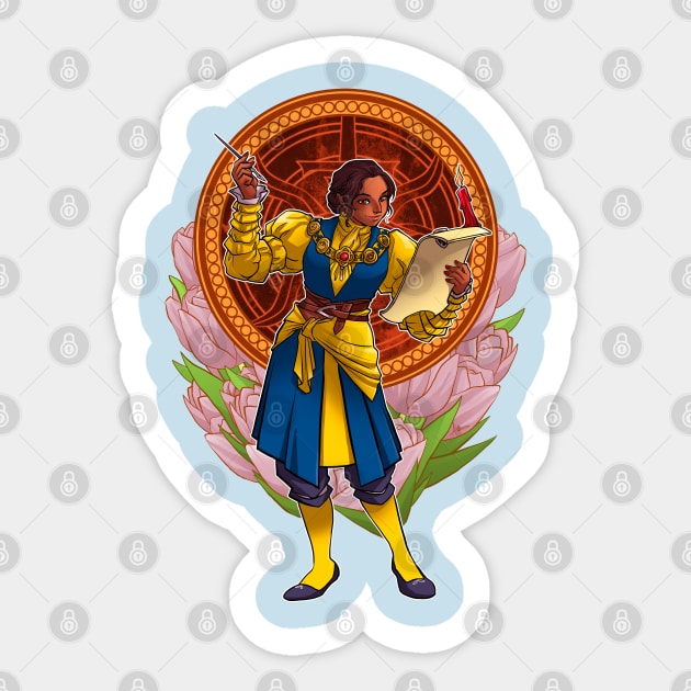 Decorative Heroes: The Diplomat Sticker by aimoahmed